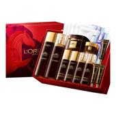 欧莱雅金致臻颜黑松露水乳套装 护肤品礼盒送妈妈礼物官方正品