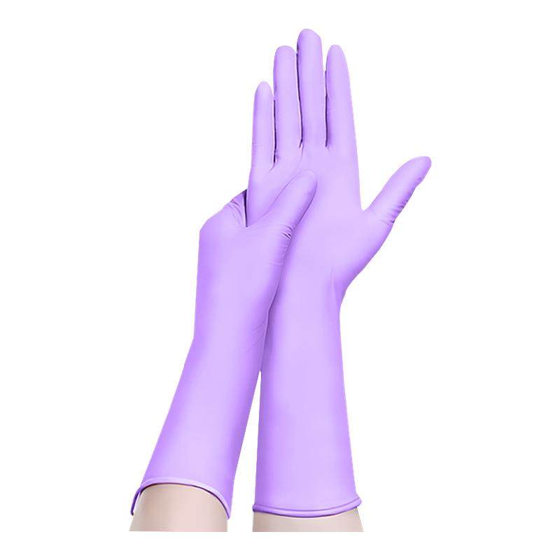 食品级丁腈一次性手套家务清洁洗碗厨房加厚加长防水橡胶乳胶PVC - 百亿补贴品牌优选出品