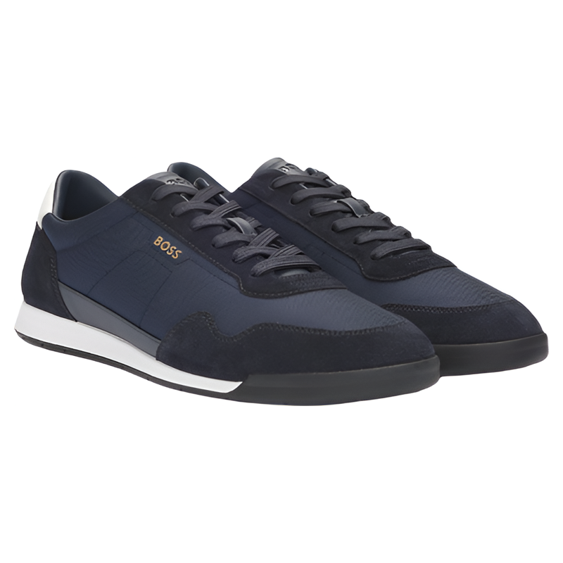 【情人节礼物】BOSS博斯 男士混合材质系带运动鞋TTNM SL轻量版,流行男鞋,时尚休闲鞋,淘宝优惠券,粉丝福利购,淘宝优惠卷