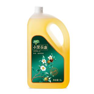 【官方正品】【爆款】润心小果山茶油5L低温物压榨有机油茶油清淡