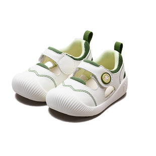 巴布豆宝宝凉鞋男宝夏季新款透气防滑鞋子软底儿童学步男童童鞋