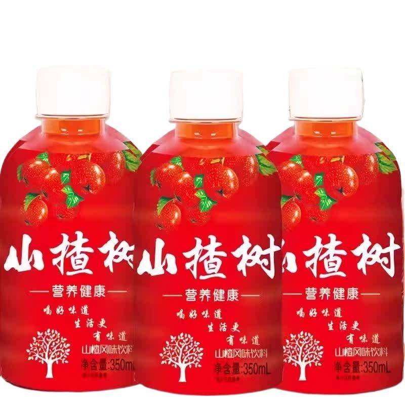 新日期山楂汁小楂树迷你饮料整箱350ml果汁饮品小瓶装整箱解腻