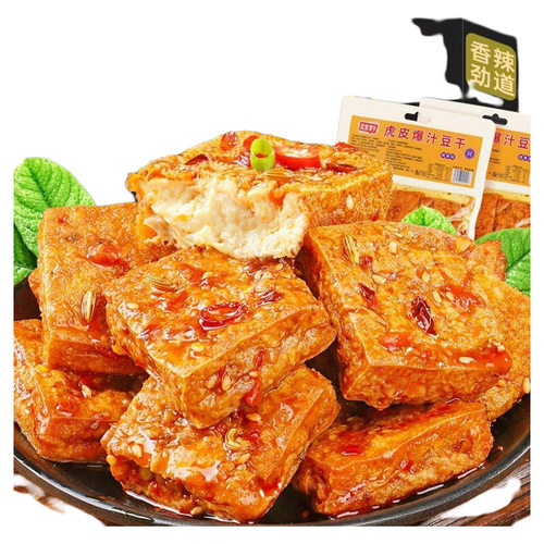 虎皮爆汁豆干外韧里嫩独立包装