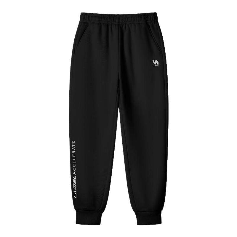 小骆驼儿童运动裤男童裤子2025新款秋冬季加绒卫裤中大童休闲长裤