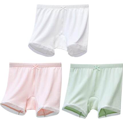 红豆女童安全裤防走光内裤夏季薄款儿童莫代尔二合一纯棉抗菌短裤