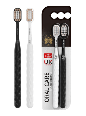 成人宽头软毛牙刷家庭装男女通用情侣款大人牙刷66孔密集柔软刷毛