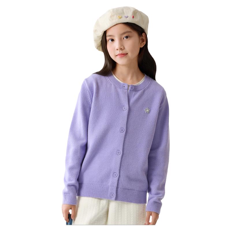 巴拉巴拉女童毛衣開衫中大童針織