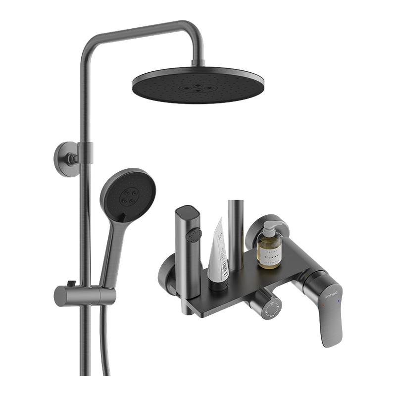 九牧卫浴花洒套装淋浴家用钢琴键