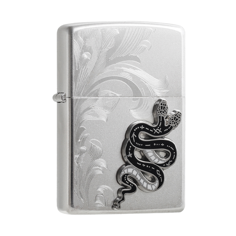 ZIPPO蛇与花纪念收藏送男友送礼