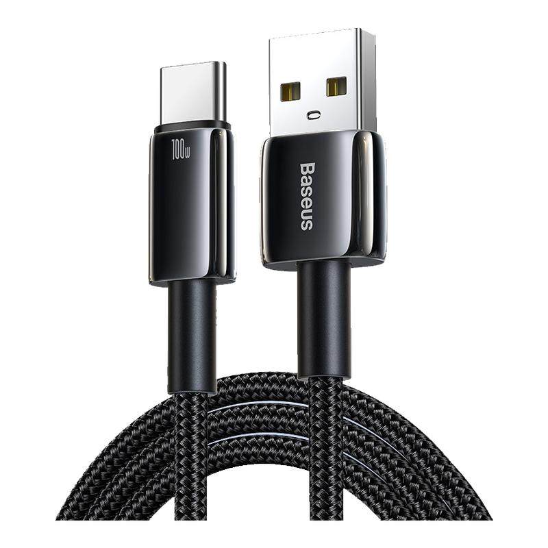 倍思type-c数据线6A适用华为mate80小米vivo安卓充电线100W88W66W手机Pura70pro平板加长usb转tpyec超级快充