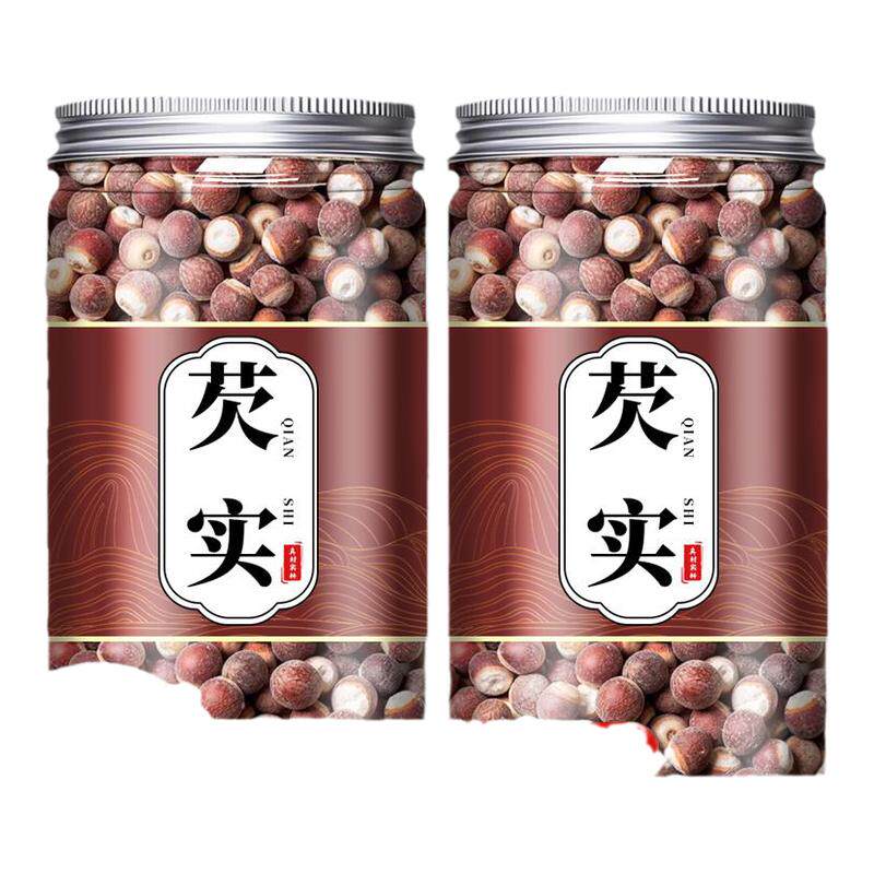 芡实干货500g特级旗舰店正品鸡头米欠实半开肇庆茨实的功效与作用