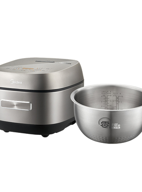 美的花瓣IH电饭煲家用四升316L不锈钢0涂层防粘预约饭锅CFB4065S