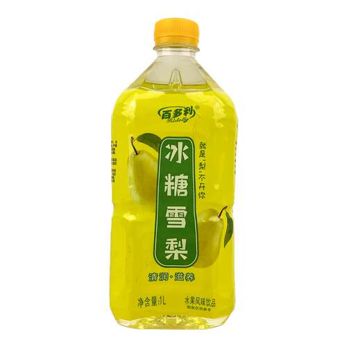 百多利冰糖雪梨大桶装1L*12瓶夏季清爽饮料家庭聚会分享装