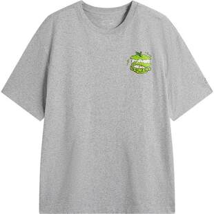 情侣半袖 春夏官方新款 休闲白色T恤女凉感上衣运动服 男士 李宁短袖