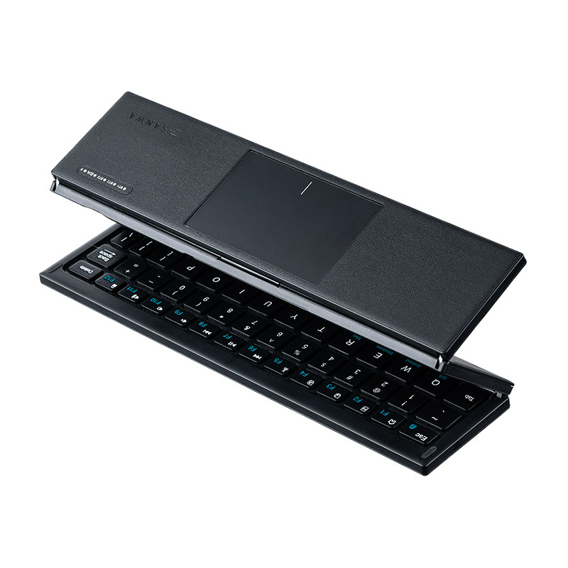 日本山业SANWA三折叠蓝牙键盘无线便携轻薄迷你随身平板手机适用