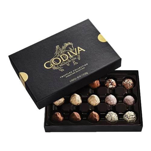 新品原装进口GODIVA歌帝梵松露形巧克力礼盒15粒装新年礼物包邮