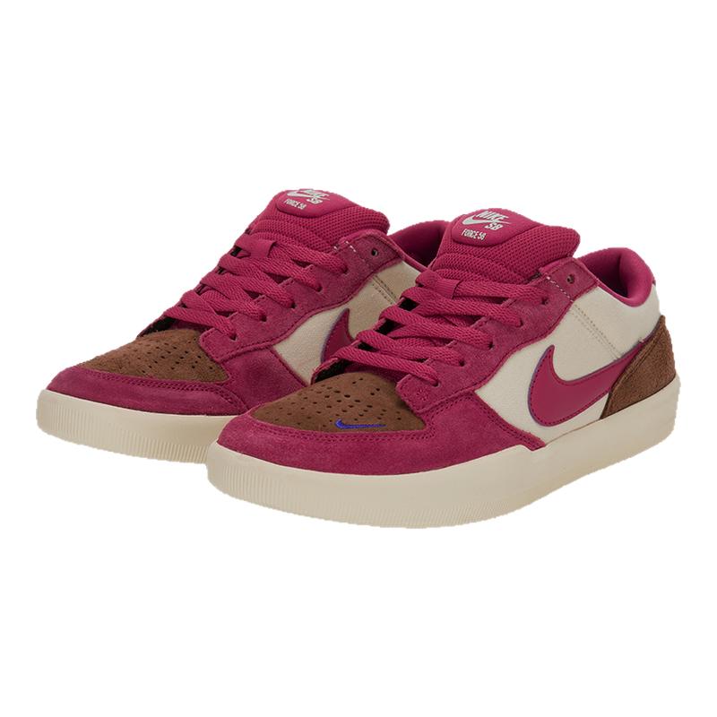 耐克男板鞋官方正品SB FORCE58滑板鞋2025年新款白红运动鞋休闲鞋