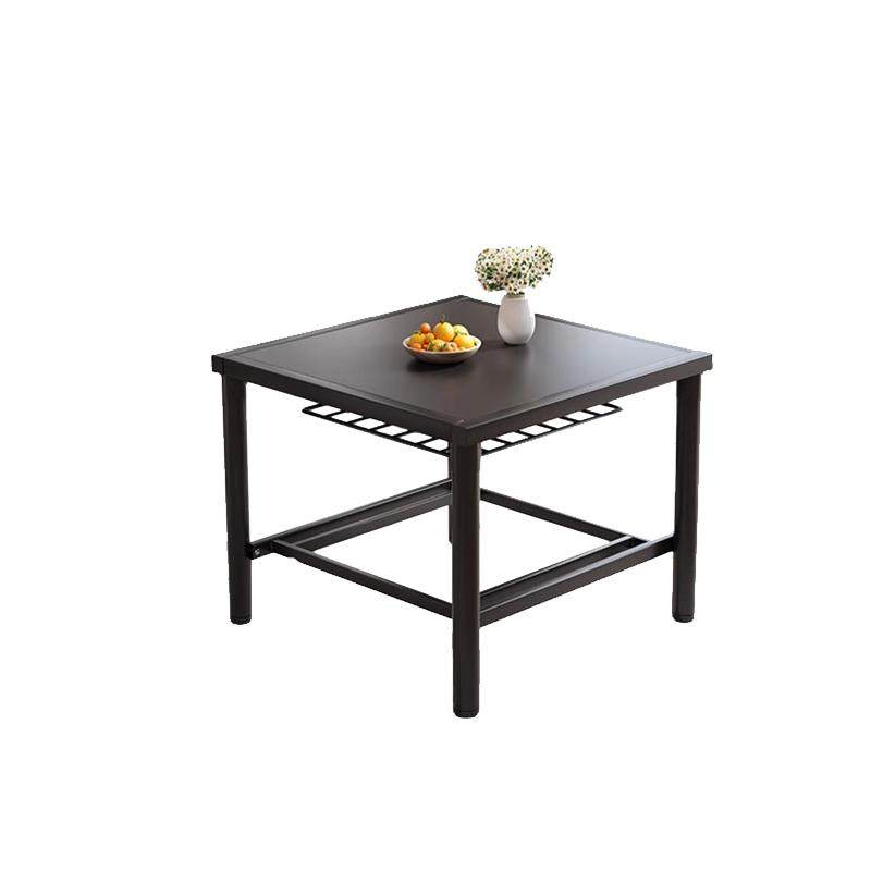 新款烤火桌家用冬天出租屋宿舍取暖桌可折叠餐桌正方形全套烤火架