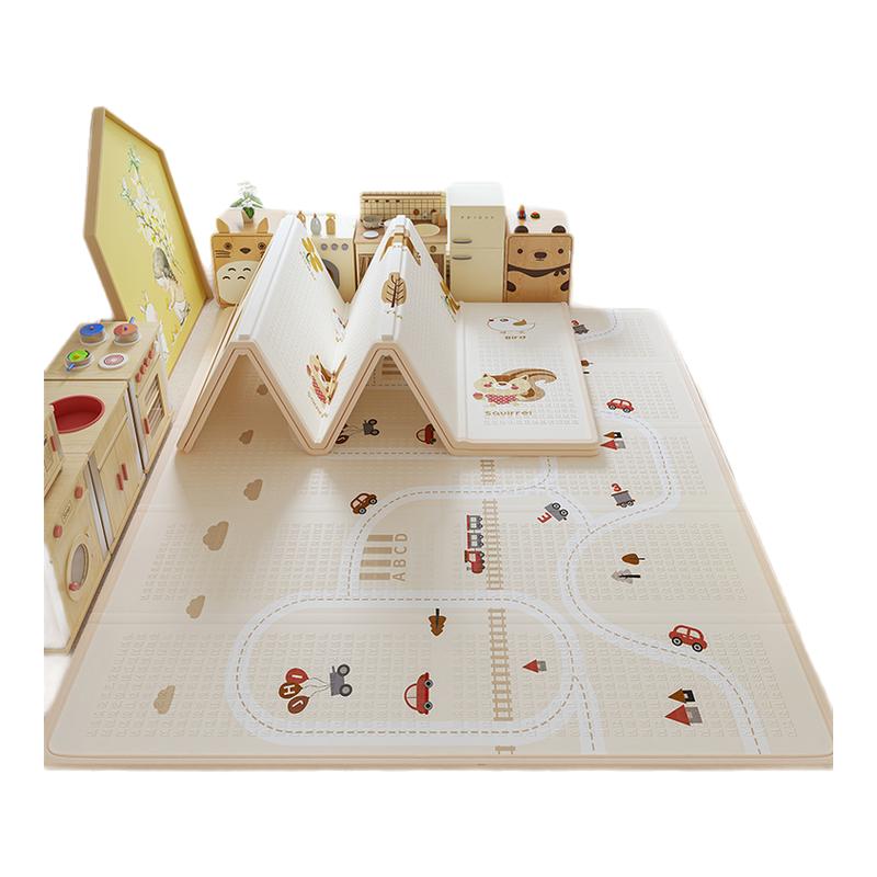 ixpe爬爬垫婴儿加厚家用无甲醛爬行垫可折叠宝宝地垫儿童防摔垫子