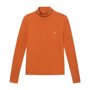 显瘦舒适弹力中高领打底衫 Hush 修身 秋季 T恤女 Puppies暇步士女装