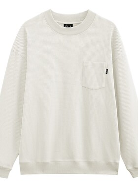 伯希和户外长袖T恤男女同款TORAY华夫格休闲上衣亲肤内搭运动卫衣