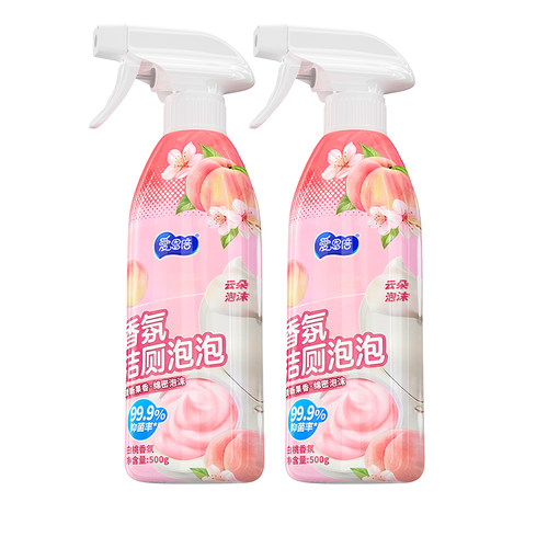 爱恩倍马桶清洁慕斯香氛洁厕泡泡