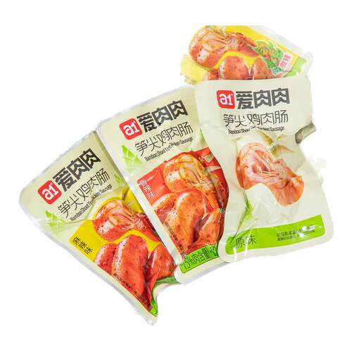 a1笋尖鸡肉肠即食办公室零食