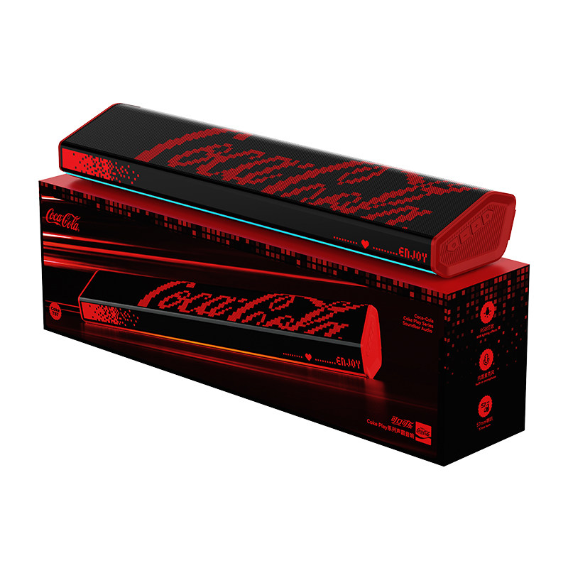 可口可乐 (CoCa-Cola) T57电竞蓝牙音响无线智能家用音箱高音质