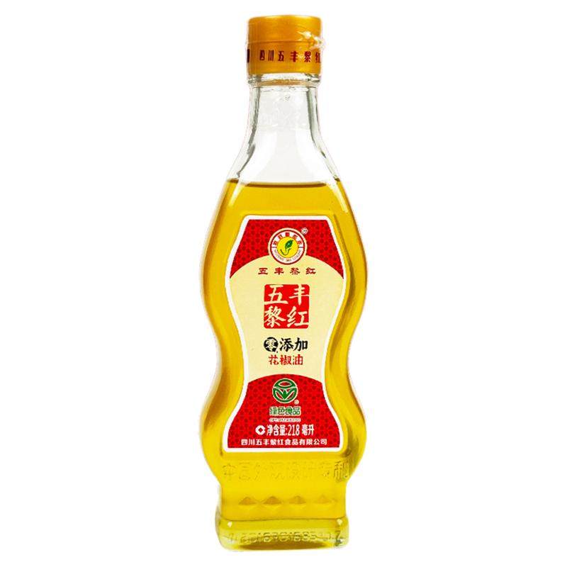 五丰黎红花椒油218ml汉源花椒油麻油凉拌菜藤椒油麻椒油特麻,粮油调味/速食/干货/烘焙,花椒油/藤椒油,淘宝优惠券,粉丝福利购,淘宝优惠卷