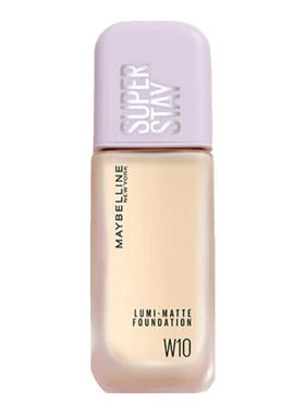 美宝莲持妆轻透粉底液自然轻薄混油正品官方旗舰店送女友圣诞礼物