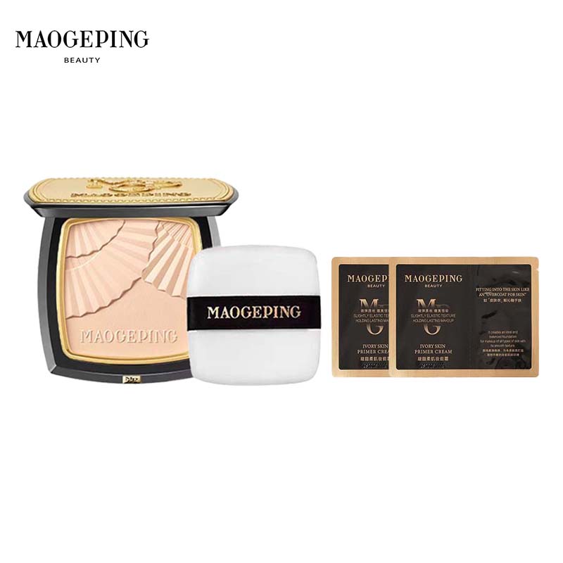 MAOGEPING/ 毛戈平 小金扇光感柔纱凝颜粉饼散粉定妆控油不脱妆R