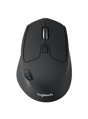 罗技M720无线鼠标蓝牙双模办公家用笔记本电脑通用滑鼠logi电池款