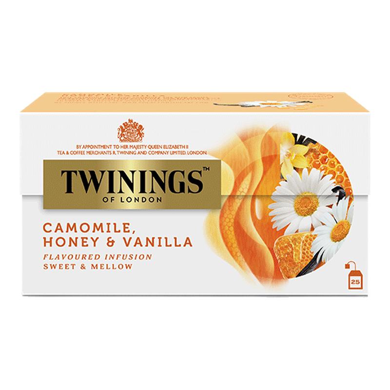 【香港发货】TWININGS川宁洋甘菊蜂蜜香草茶进口花茶包袋泡茶2盒