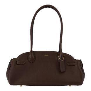 Coach;Empire 皮质 Carryall 单肩包 棕色 蔻驰