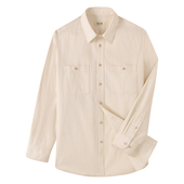 男长袖 口袋衬衫 CULTUM日系工装 复古学院风衬衣 100%水洗新疆棉