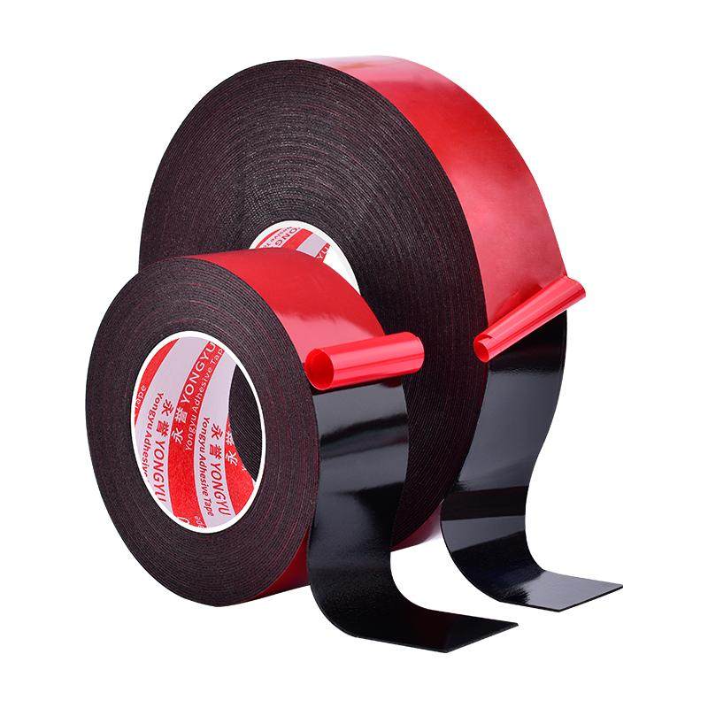 PE红膜黑色海泡棉双面胶带高粘度强力固定墙面进口加厚泡沫棉广告铭牌铝板不锈钢外墙真石漆仿砖分线分格胶布,文具电教/文化用品/商务用品,胶带/胶纸/胶条,淘宝优惠券,粉丝福利购,淘宝优惠卷