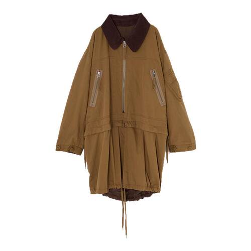 MOUSSY 春季新品巴恩风可拆卸撞色翻领夹克外套010HAS30-0321