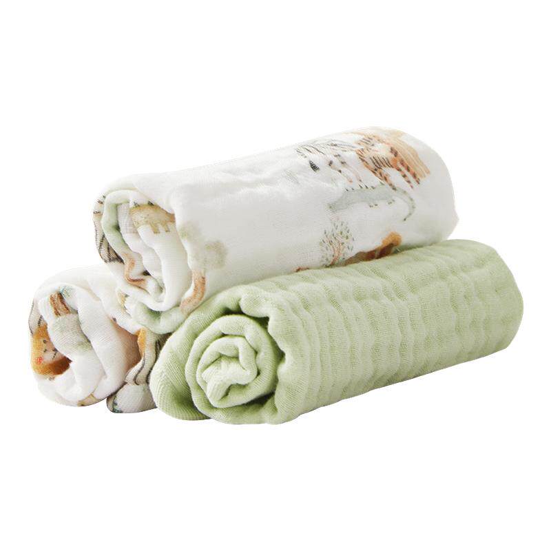 好孩子A类纯棉六层小方巾