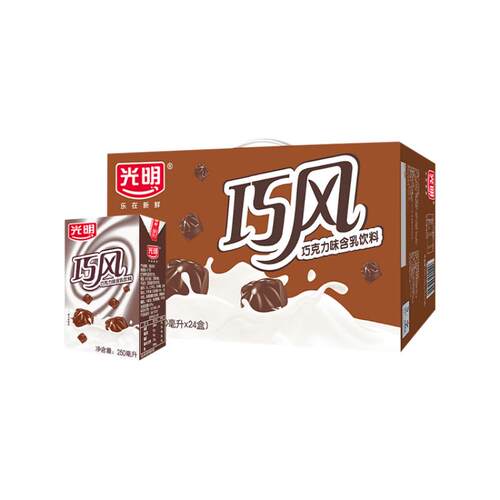 光明巧克力风味含乳饮料