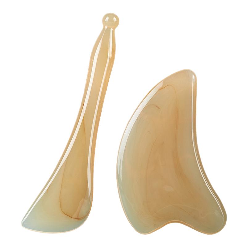 正品按摩梳拨按棒套装面部专用全身通用背部按摩刷脸部工具