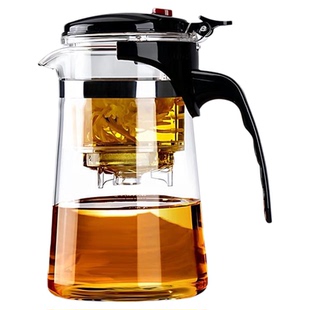 加厚玻璃泡茶壶耐高温过滤杯子大容量飘逸杯沏茶杯