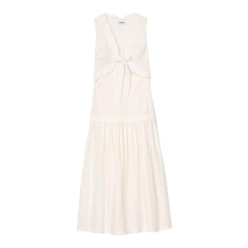 SANDRO女装优雅蝴蝶结连衣裙