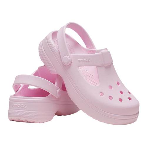 Crocs儿童拖鞋洞洞鞋玛丽珍凉鞋