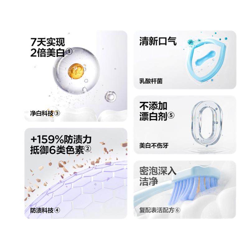 【华晨宇同款】参半璀璨美白牙膏成人美白清新女男士专用130g,洗护清洁剂/卫生巾/纸/香薰,牙膏,淘宝优惠券,粉丝福利购,淘宝优惠卷