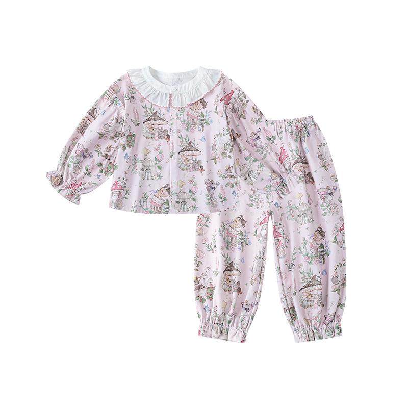 嫚熙果柔儿童家居服宝宝睡衣套装男女分体长袖早春秋纯棉丝柔棉,童装/婴儿装/亲子装,家居服套装,淘宝优惠券,粉丝福利购,淘宝优惠卷