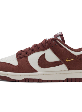 Nike耐克官方正品板鞋女鞋25冬季婚鞋红色DUNK运动鞋休闲鞋FZ4352