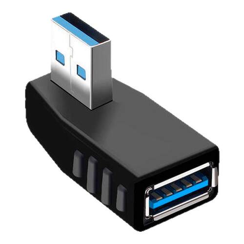 USB3.0母对母90度L型转接头