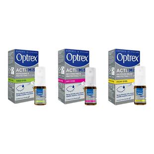 optrex爱滴氏润眼护眼喷雾部精华缓解眼疲劳干涩眼痒儿童成人正品