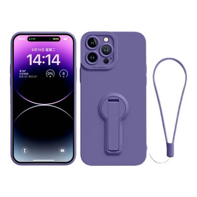 适用苹果18promax手机壳iPhone17新款带16旋转支架12保护套15高级感硅胶14简约十五镜头全包13防摔8plus男女7