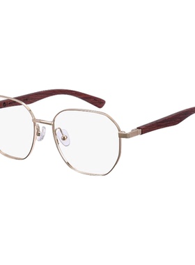 【26新品】木九十眼镜多边形框金属木腿高级感近视眼镜MJ12FN1017